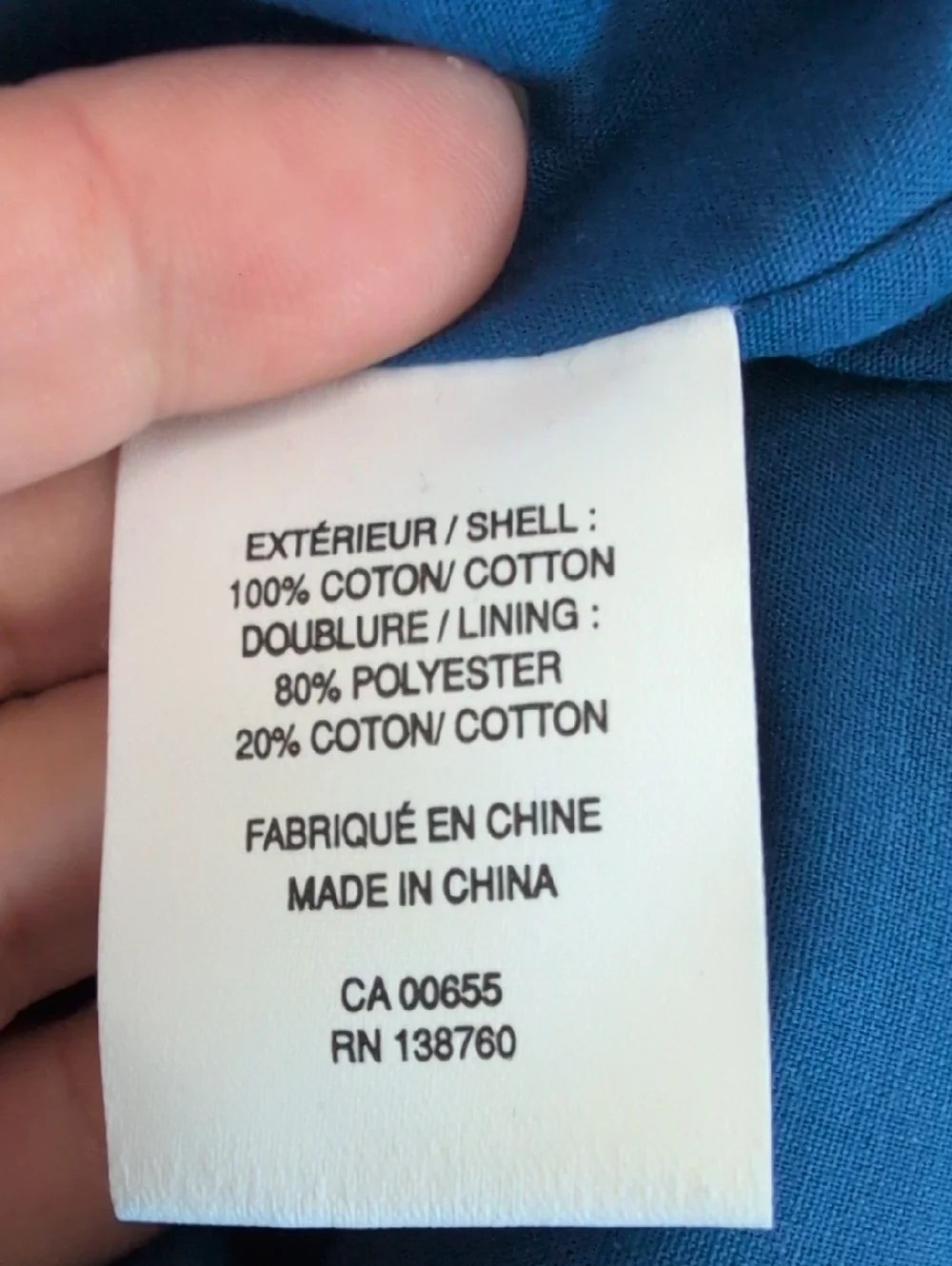 Boho Blue Cotton Floral Midi Dress Balloon Sleeve Cottagecore Romantic 2X - Picture 15 of 16